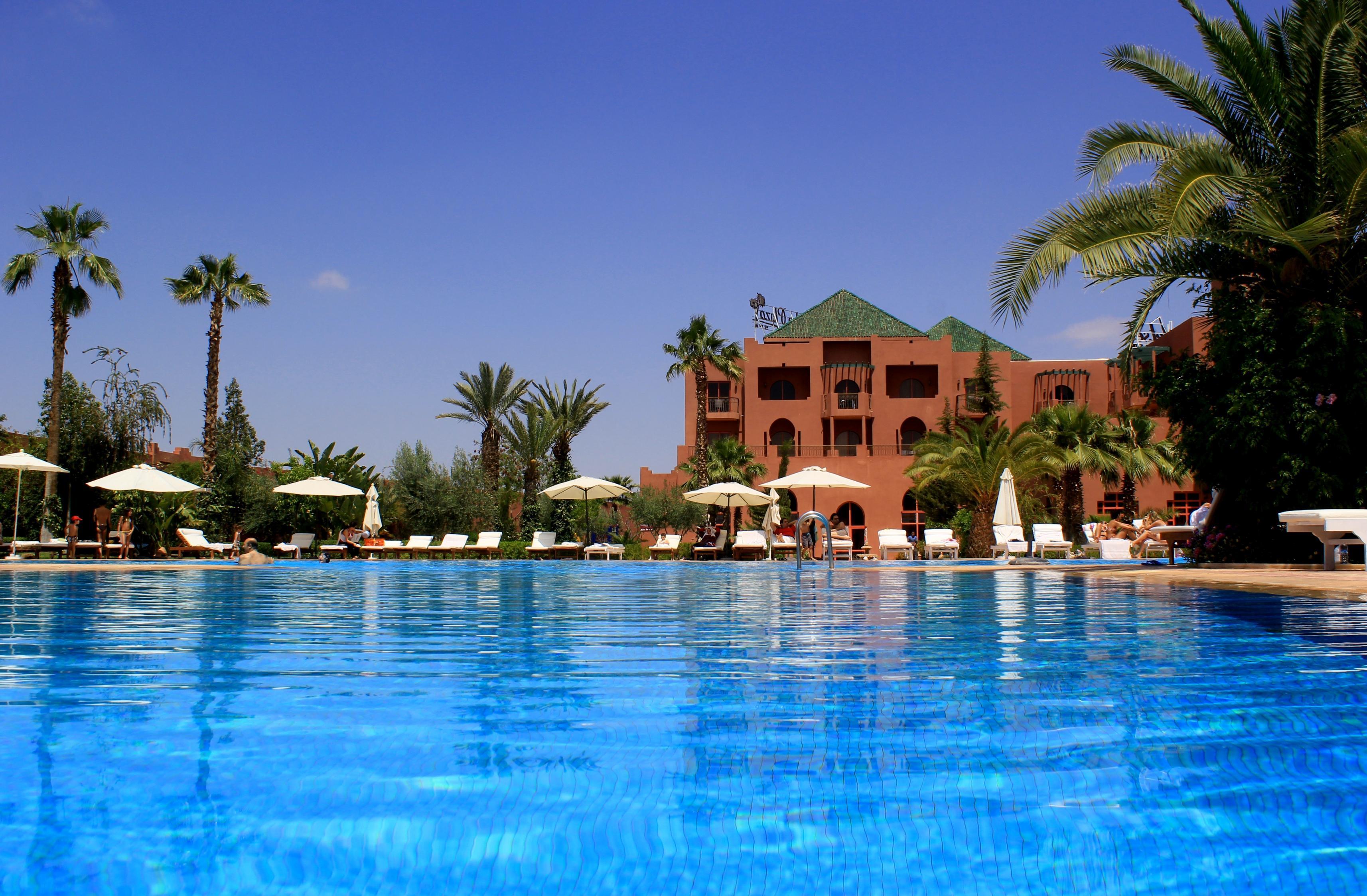 Palm Plaza Hôtel&Spa Marraquexe Exterior foto The swimming pool at the hotel