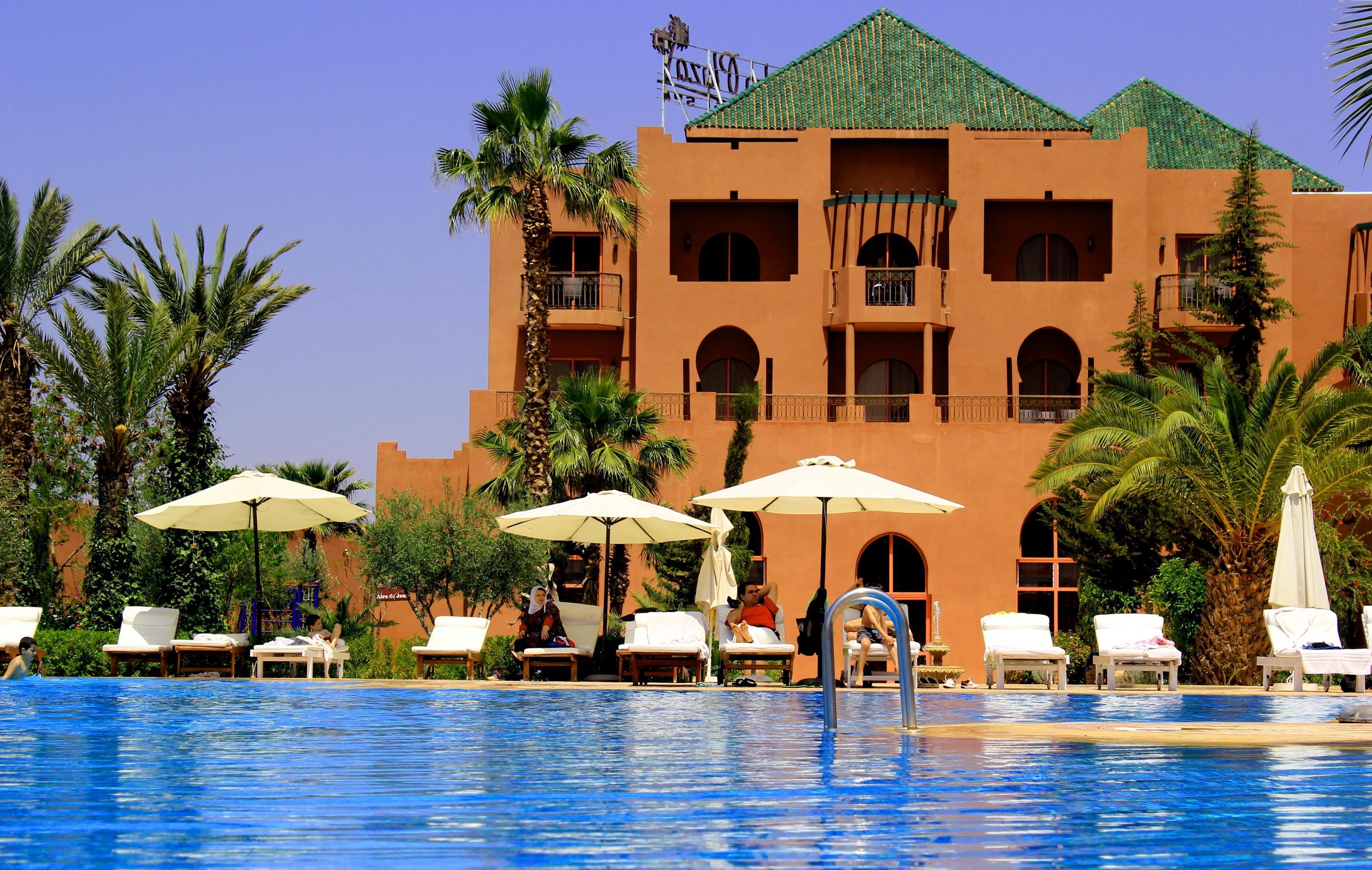 Palm Plaza Hôtel&Spa Marraquexe Exterior foto The swimming pool at the hotel