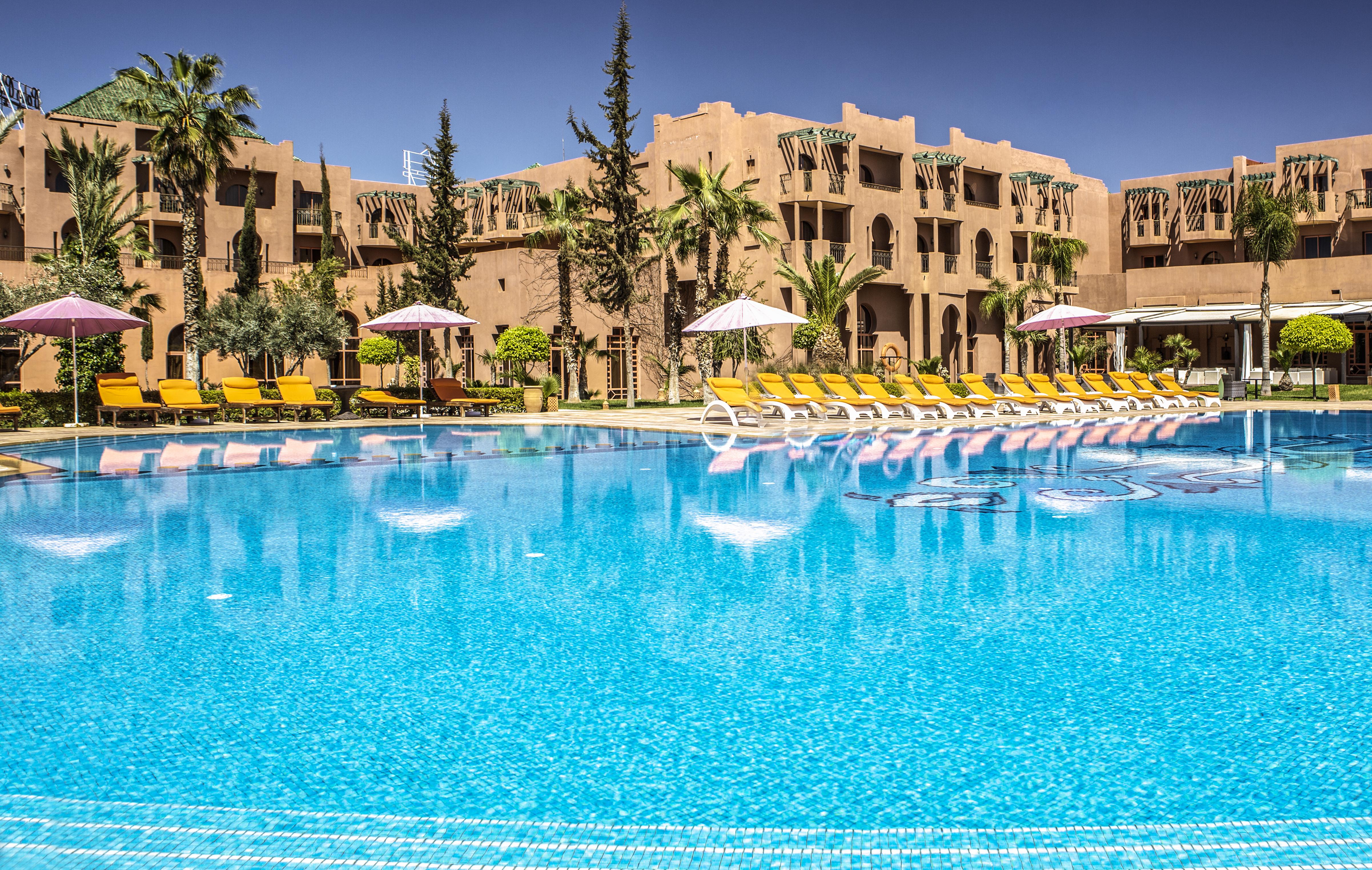 Palm Plaza Hôtel&Spa Marraquexe Exterior foto The swimming pool at the hotel